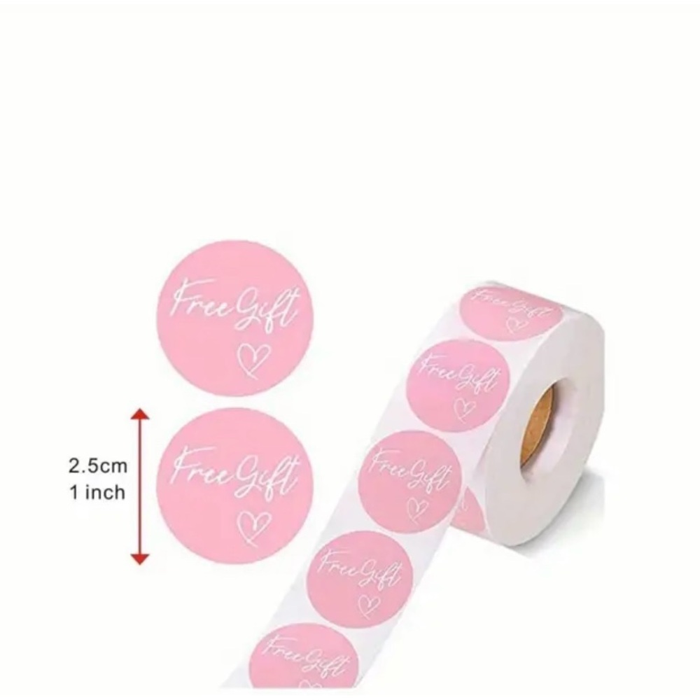 500 FREE GIFT STICKERS, NWT - Picture 2 of 3